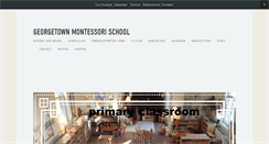 Desktop Screenshot of georgetownmontessori.com