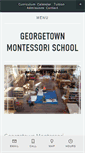 Mobile Screenshot of georgetownmontessori.com